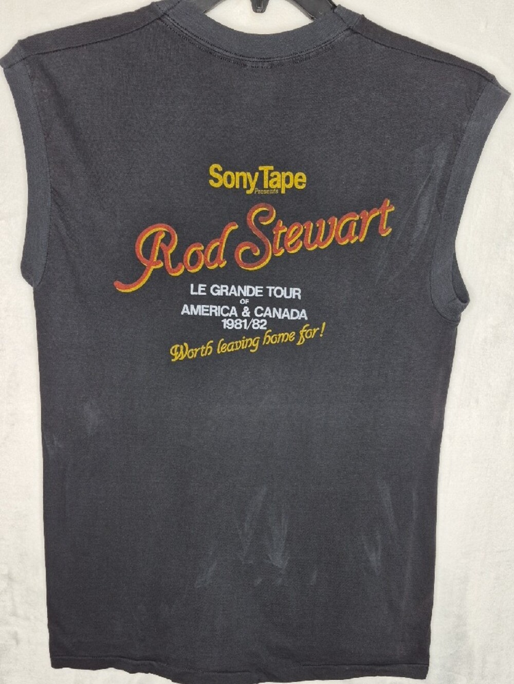Vintage 1981 Rod‎ Stewart Tonight I'm Yours America Tour Shirt M
